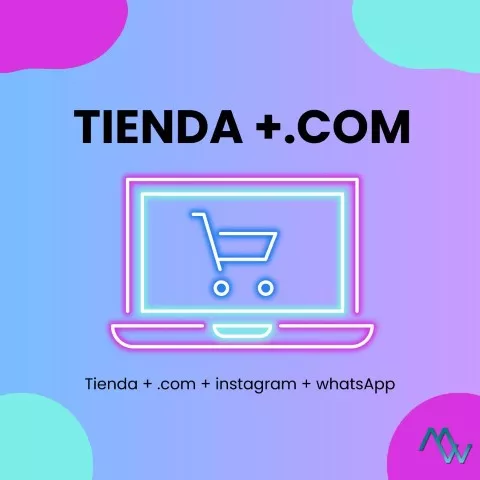 Negozio + .com + Instagram + WhatsApp